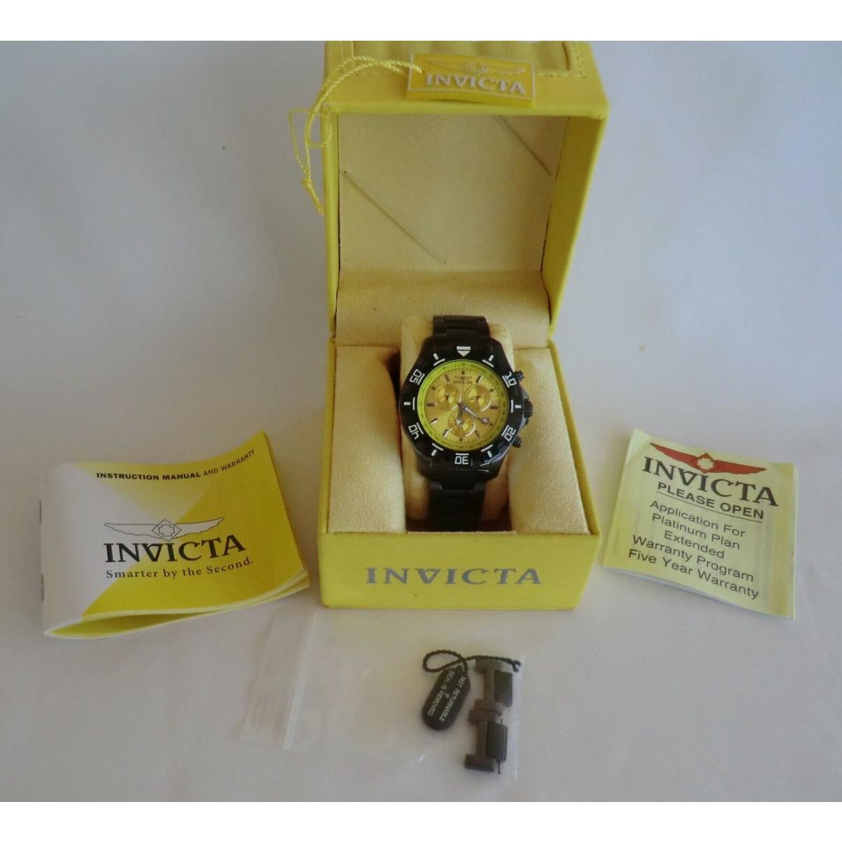Invicta Men`s 6410 Python Collection Chronograph Gunmetal Stainless Steel Watch