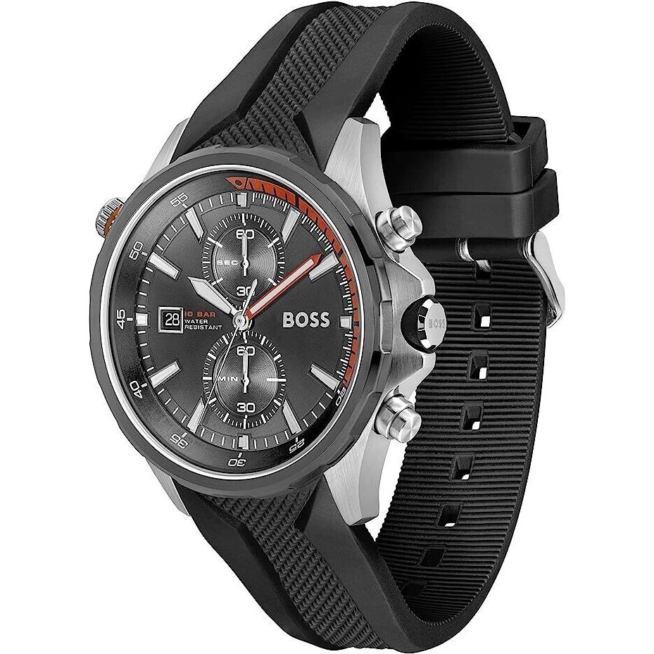 Hugo Boss watch  - Gray Dial, Black Band, Gray Bezel 0