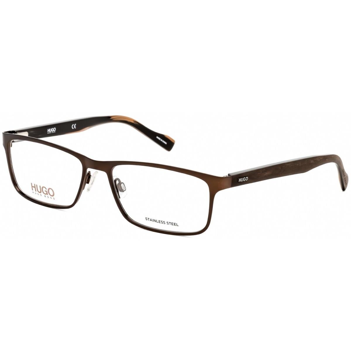 Hugo Boss HG0209 4NZ Rectangle Bronze Eyeglasses