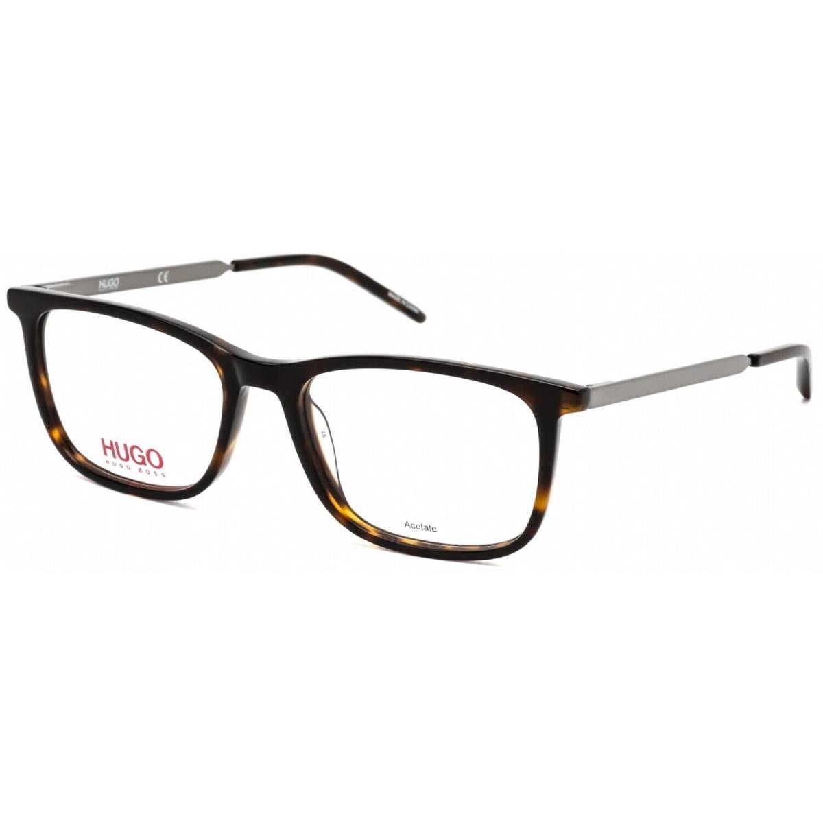 Hugo Boss HG1018 086 Rectangle Dark Havana Eyeglasses