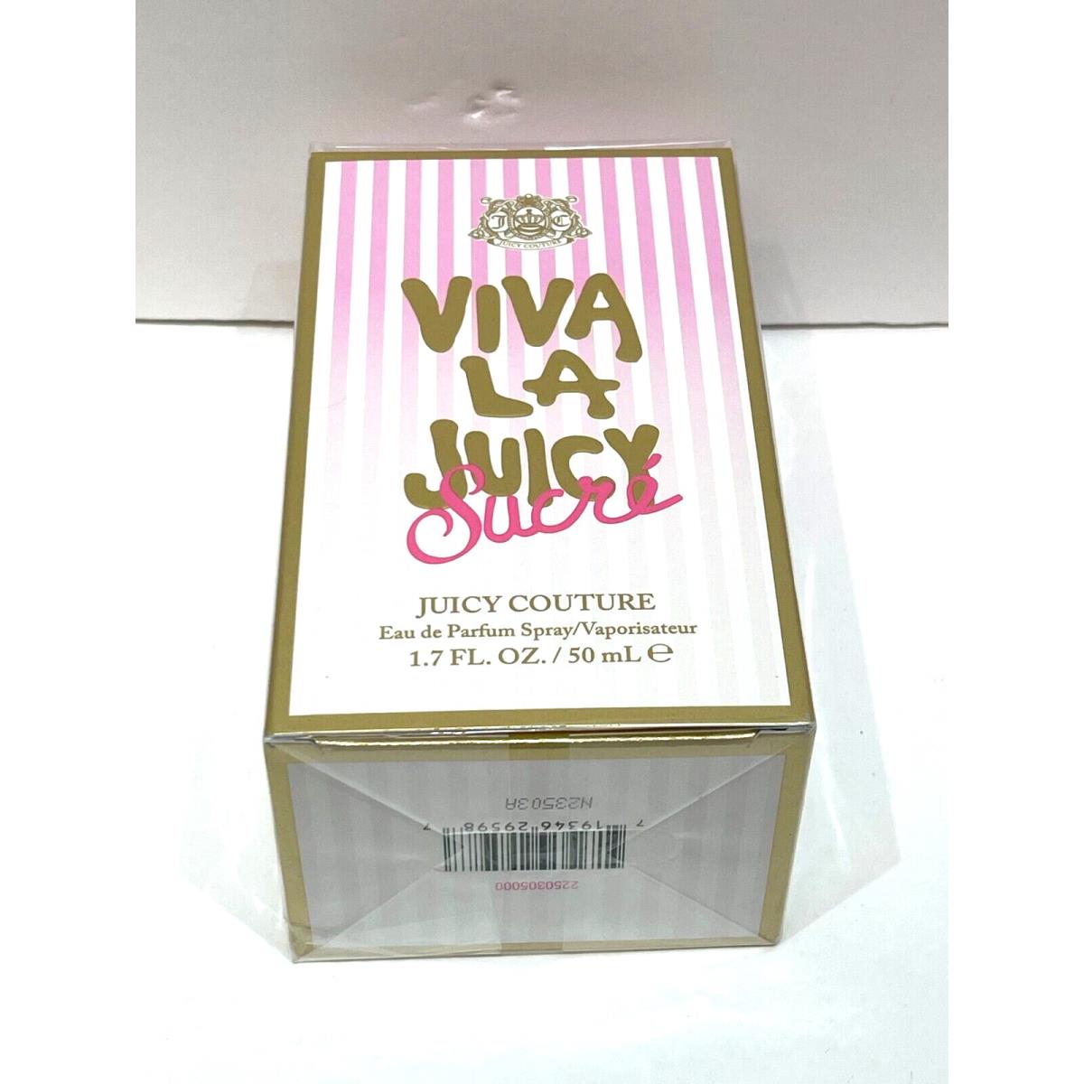 Viva la Juicy Sucre By Juicy Couture Women Perfume Edp Spray 1.7oz / 50ml Se