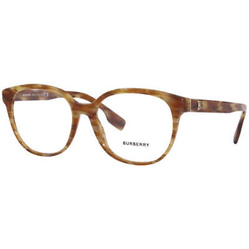 Burberry Scarlet BE2332 3915 Eyeglasses Women`s Spotted Brown Full Rim 54mm