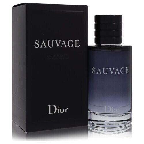 Sauvage by Christian Dior Eau De Toilette Spray 3.4 oz Men Box
