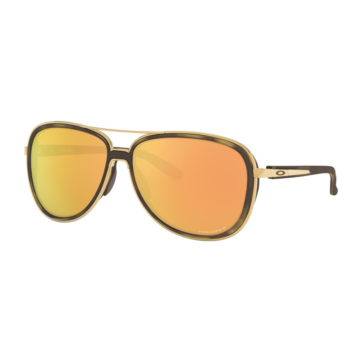 Oakley Split Time Sunglasses - Frame: Tort/Gold, Lens: Prizm Rose Gold