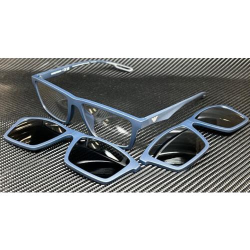 Emporio Armani EA4189U 50881W Matte Blue Men`s 55 mm Sunglasses