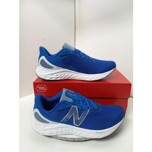 New Balance Fresh Foam Arishi V4 Blue White Running Shoes Mens Sz 11.5