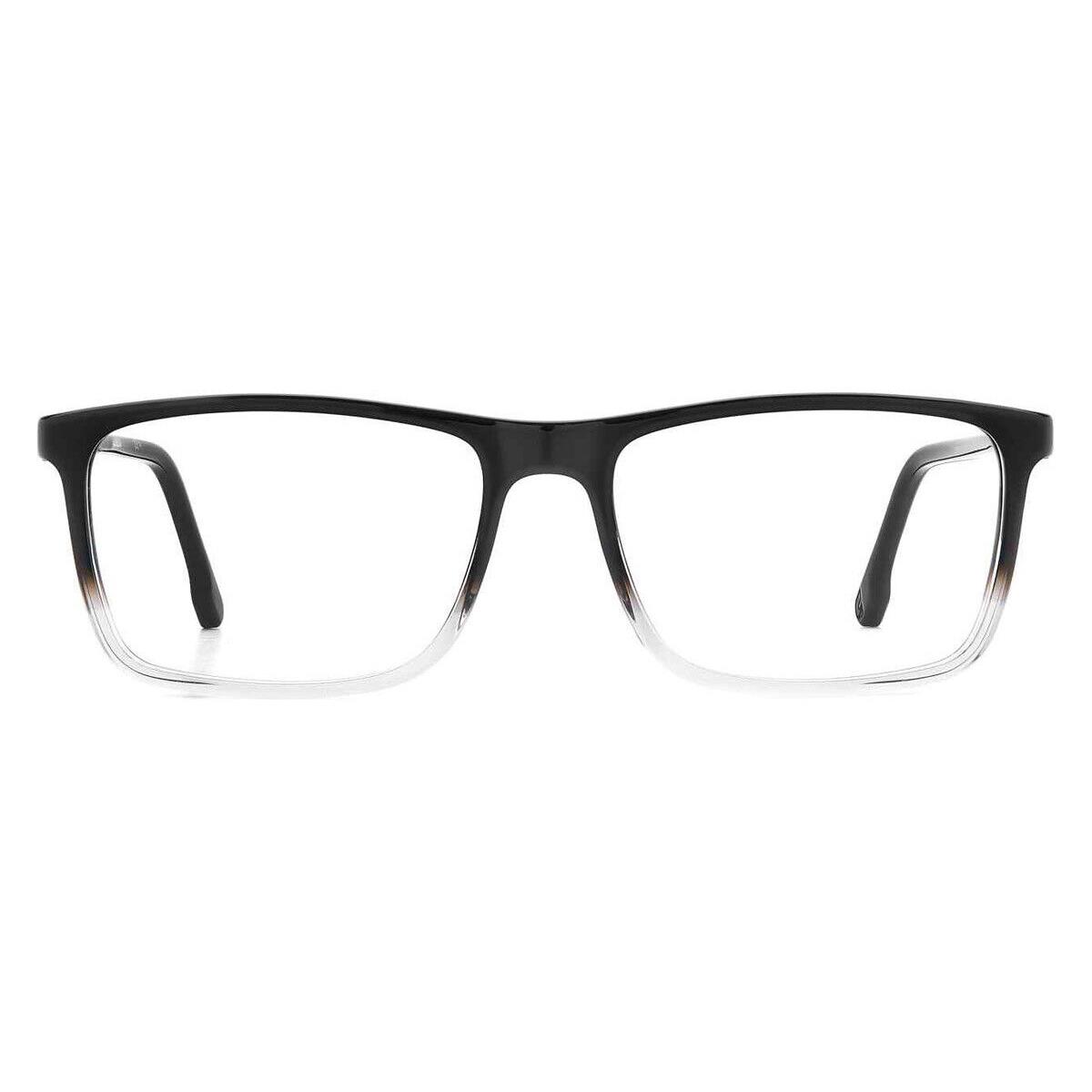 Carrera 225 Eyeglasses Men Black Gray Rectangle 56mm