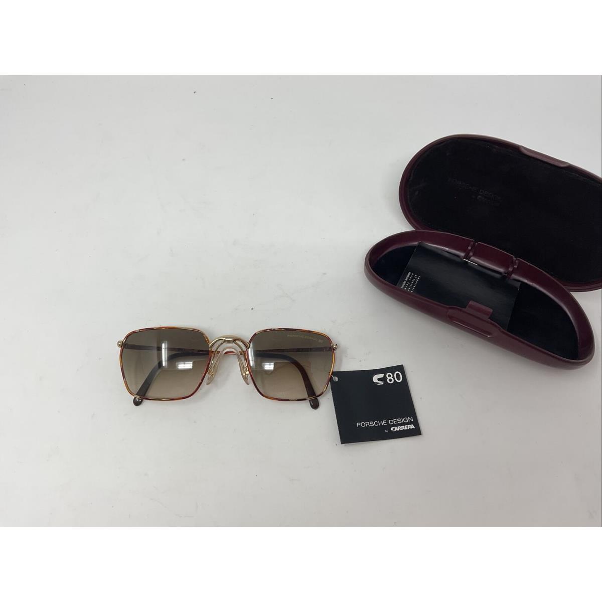 Porsche Design Carrera 5641 Gold Tortoise Frame Brown Gradient Sunglasses c4