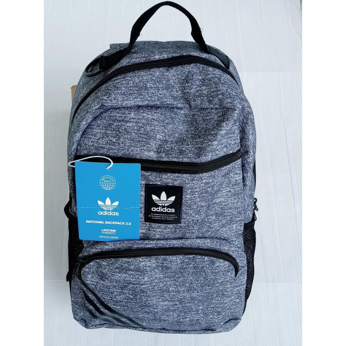 Adidas Recycled Content Backpacks. 3 Different Styles Colors Available JERSEY ONIX GREY/BLACK