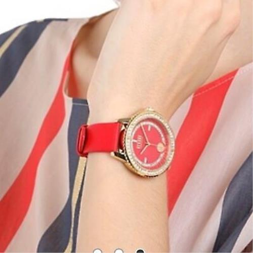 Versace watch  - Red, Dial: Red, Band: Red 1