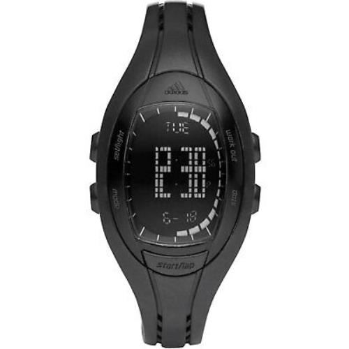 Adidas ADP3071 Women`s Digital Chronograph Sport Black Plastic Watch