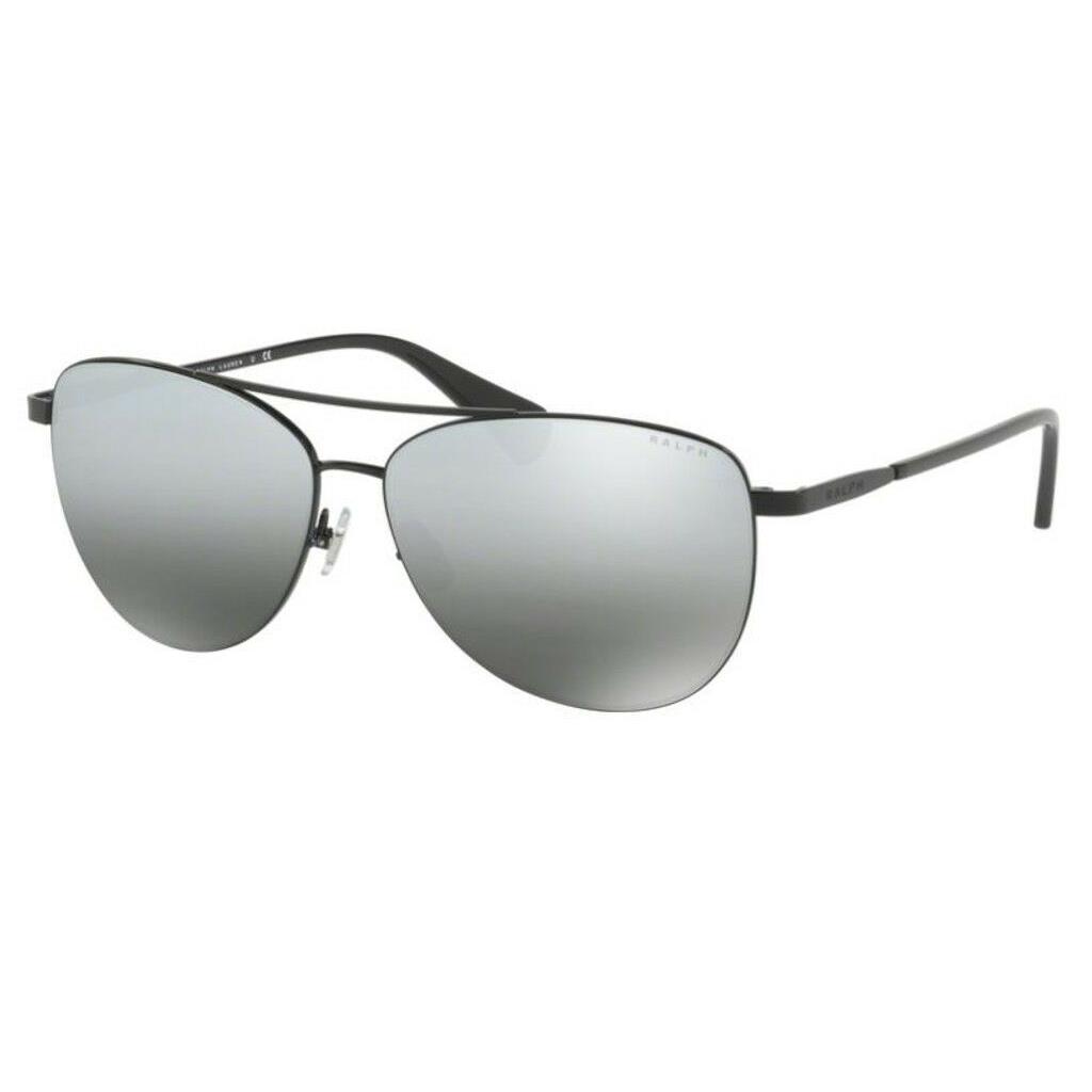 Polo Ralph Lauren RA 4122 323488 Black Aviator Sunglasses 59-13-140 MM