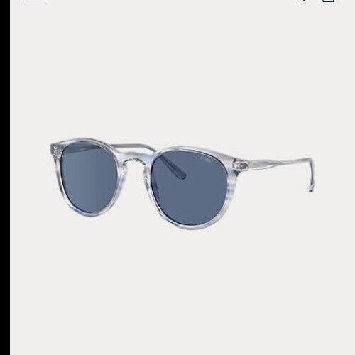 Ralph Lauren Polo Blue Panto Sunglassesstyle 620536Unisex Acetate Frame Templestinted