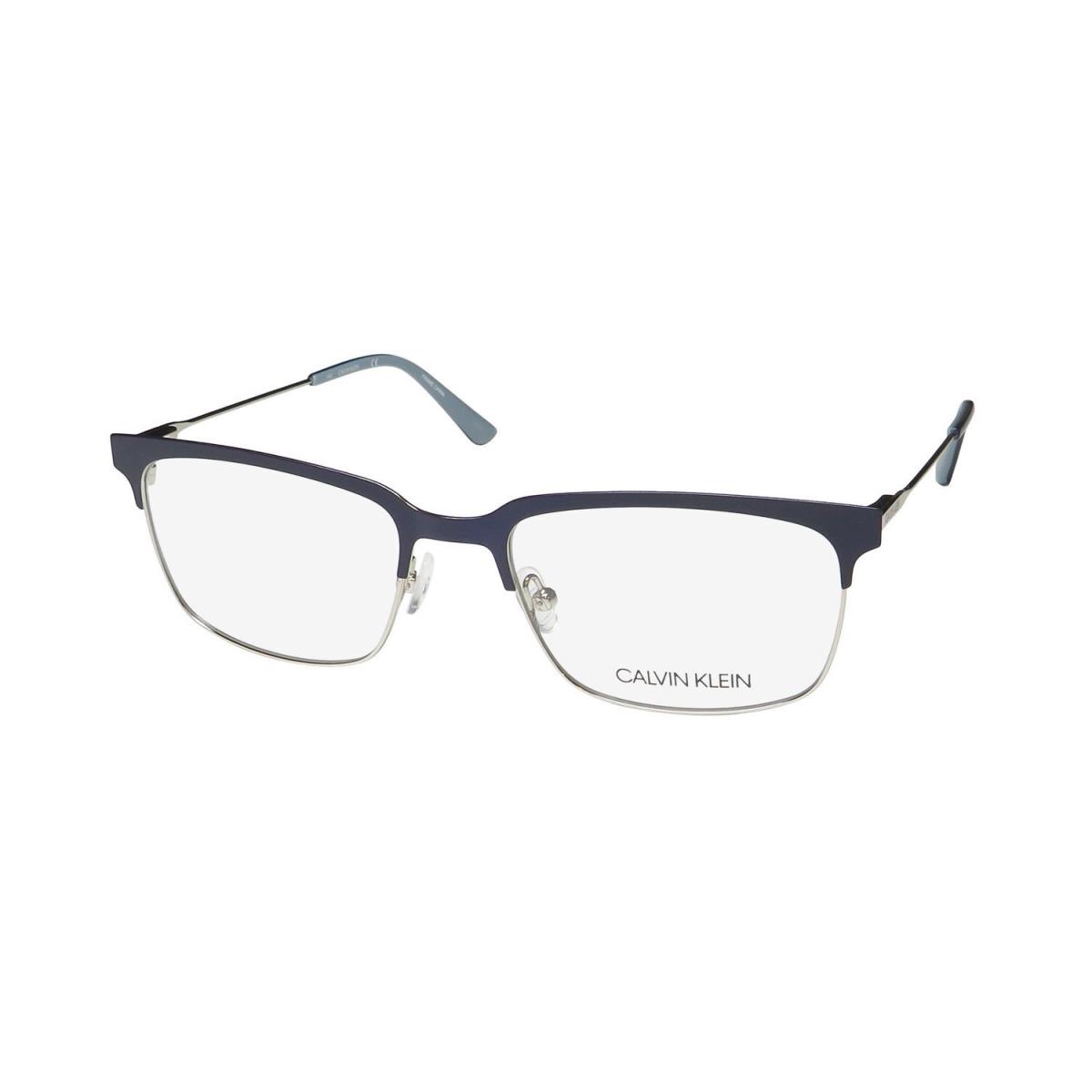 Calvin Klein CK18109 Eyeglasses Blue 53-18-140 Mens Full-rim 410 Rectangular