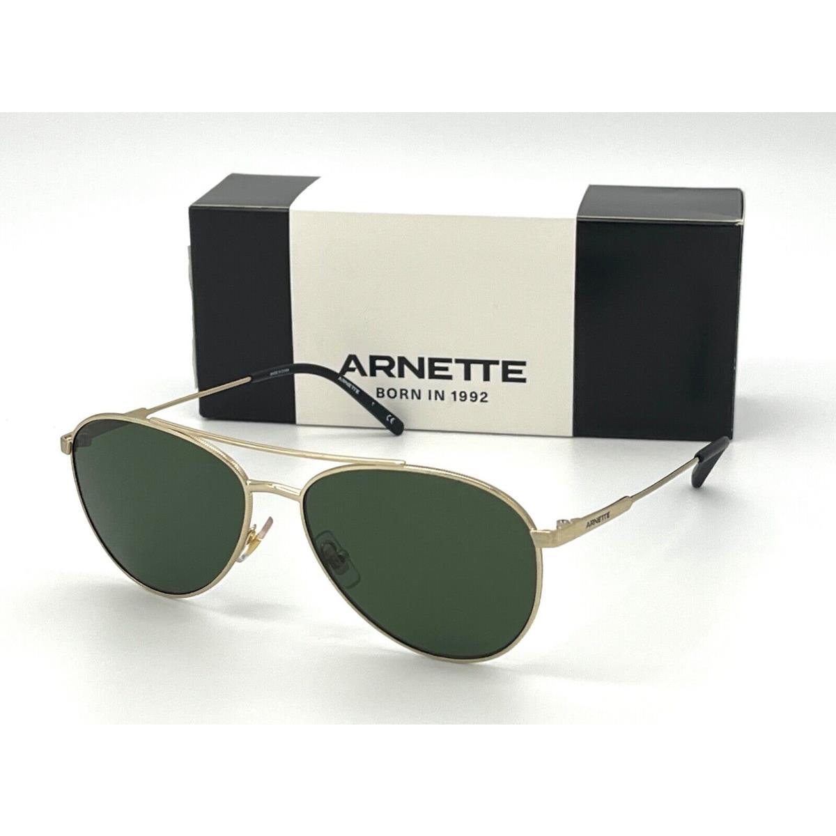 Arnette Sidecar AN3085 739/71 Brushed Light Gold / Dark Green 58mm