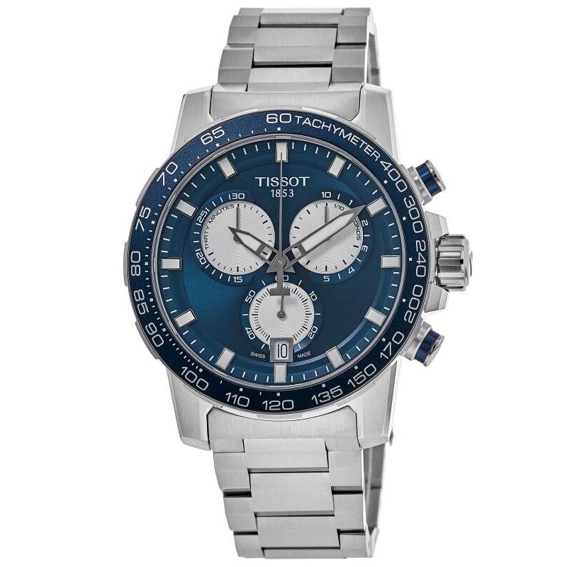 Tissot Supersport Chrono Blue Dial Steel Men`s Watch T125.617.11.041.00