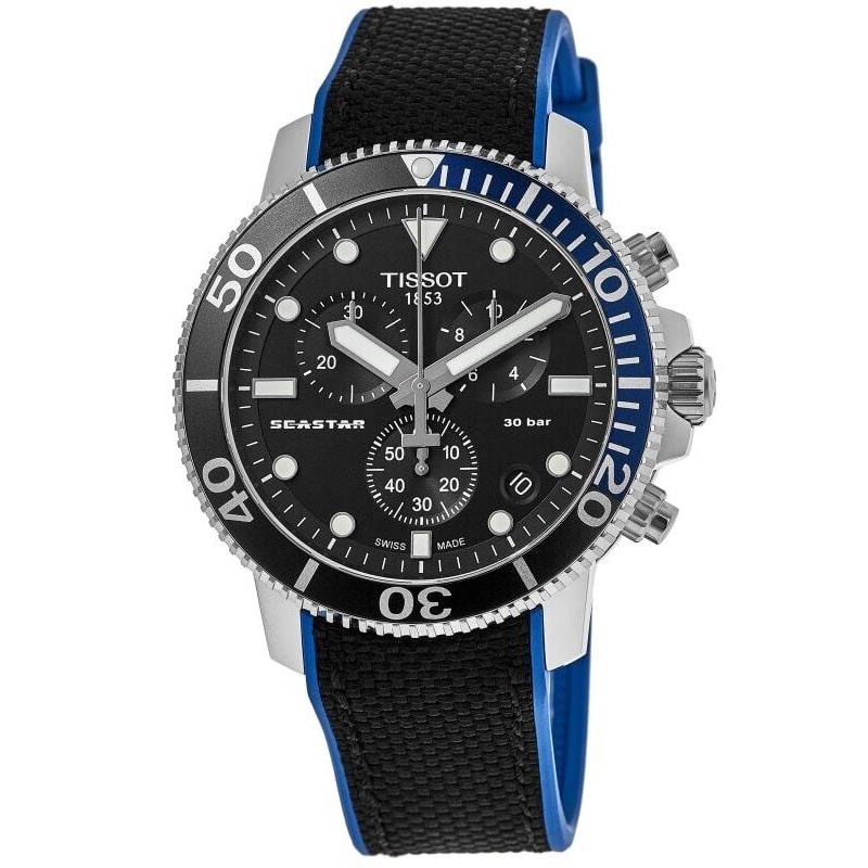 Tissot Seastar 1000 Chronograph Black Dial Men`s Watch T120.417.17.051.03