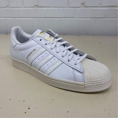 Adidas Superstar Adv Skateboarding Shoe Mens Size US 11.5 White HP9106