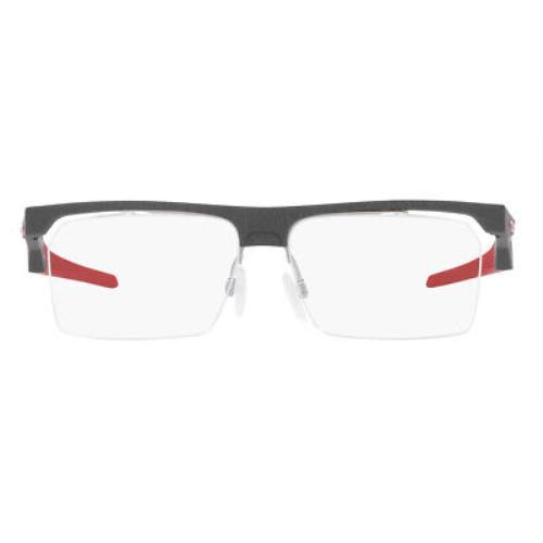 Oakley Coupler OX8053 Eyeglasses Satin Light Steel 54mm - Satin Light Steel Frame, Demo Lens