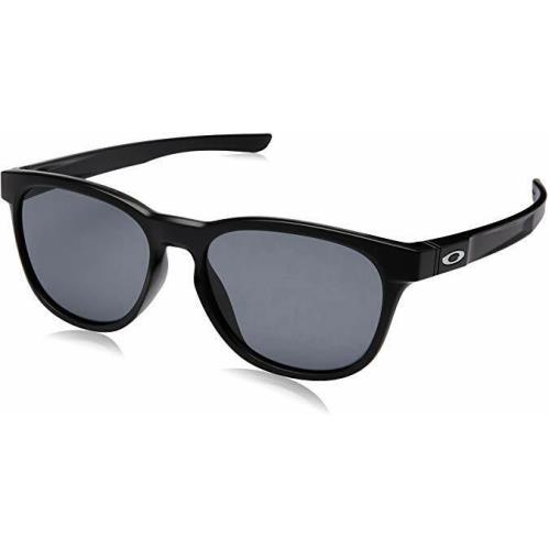 Oakley Matte Black Grey Stringer 55-16-145 Sunglasses S1811 - Frame: Black, Lens: Black