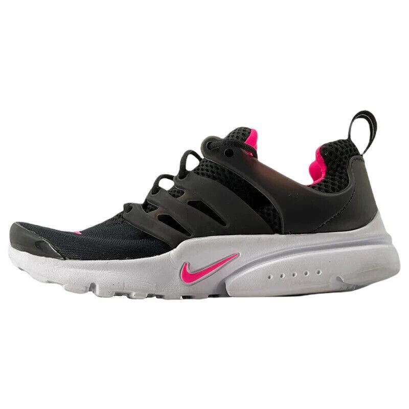 Nike Boys Presto Preschool 844764-061 Black Lace Up Sneaker Shoes Size 2Y - Black
