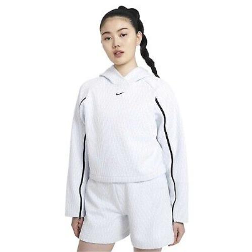 Women`s Nike White Tech Pack Hoodie - White