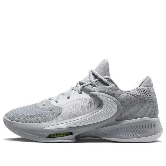 Nike Men`s Zoom Freak 4 TB Gray Basketball Shoes DO9679-001 - Gray