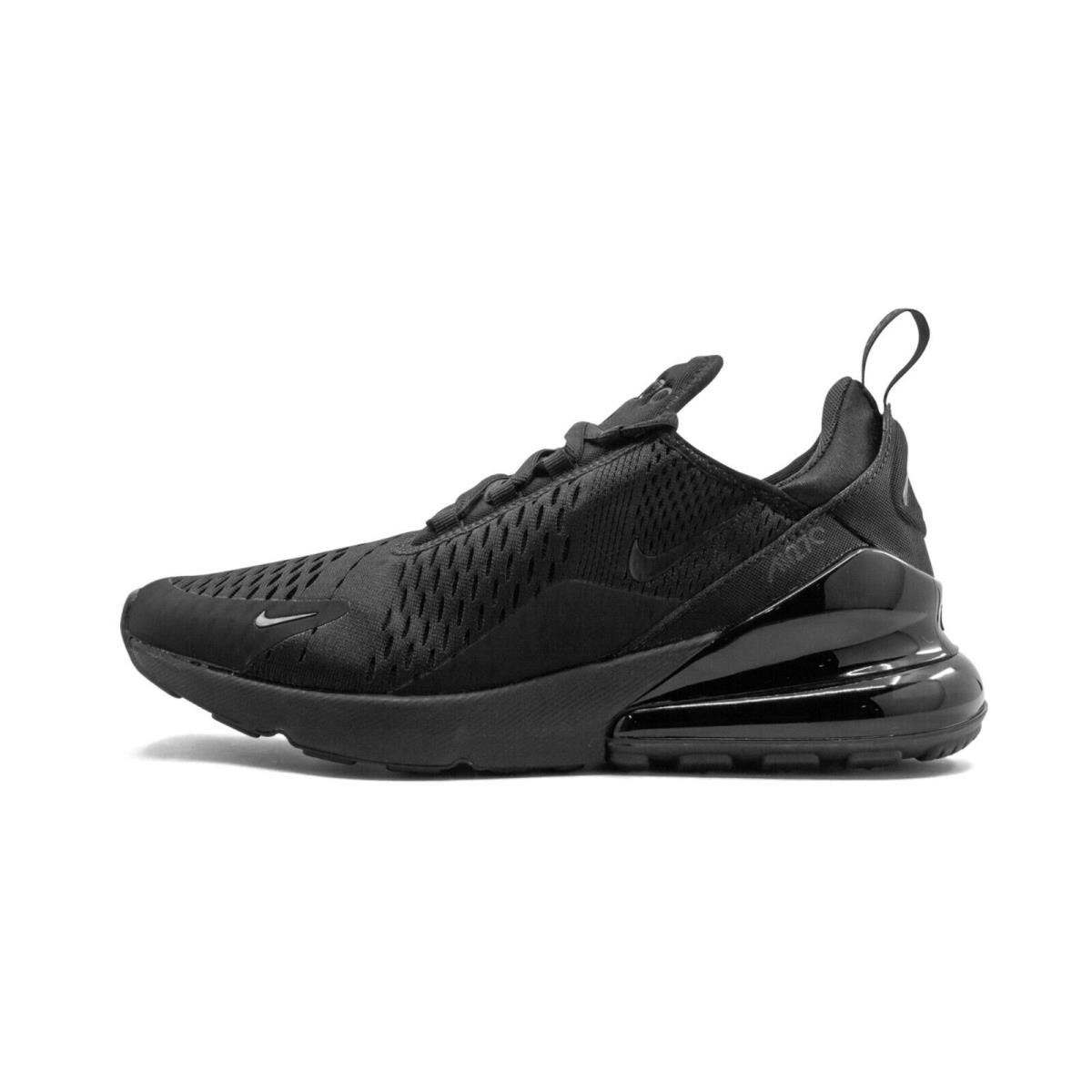 Nike Women`s Air Max 270 Triple Black Running Shoes AH6789-006 - Black
