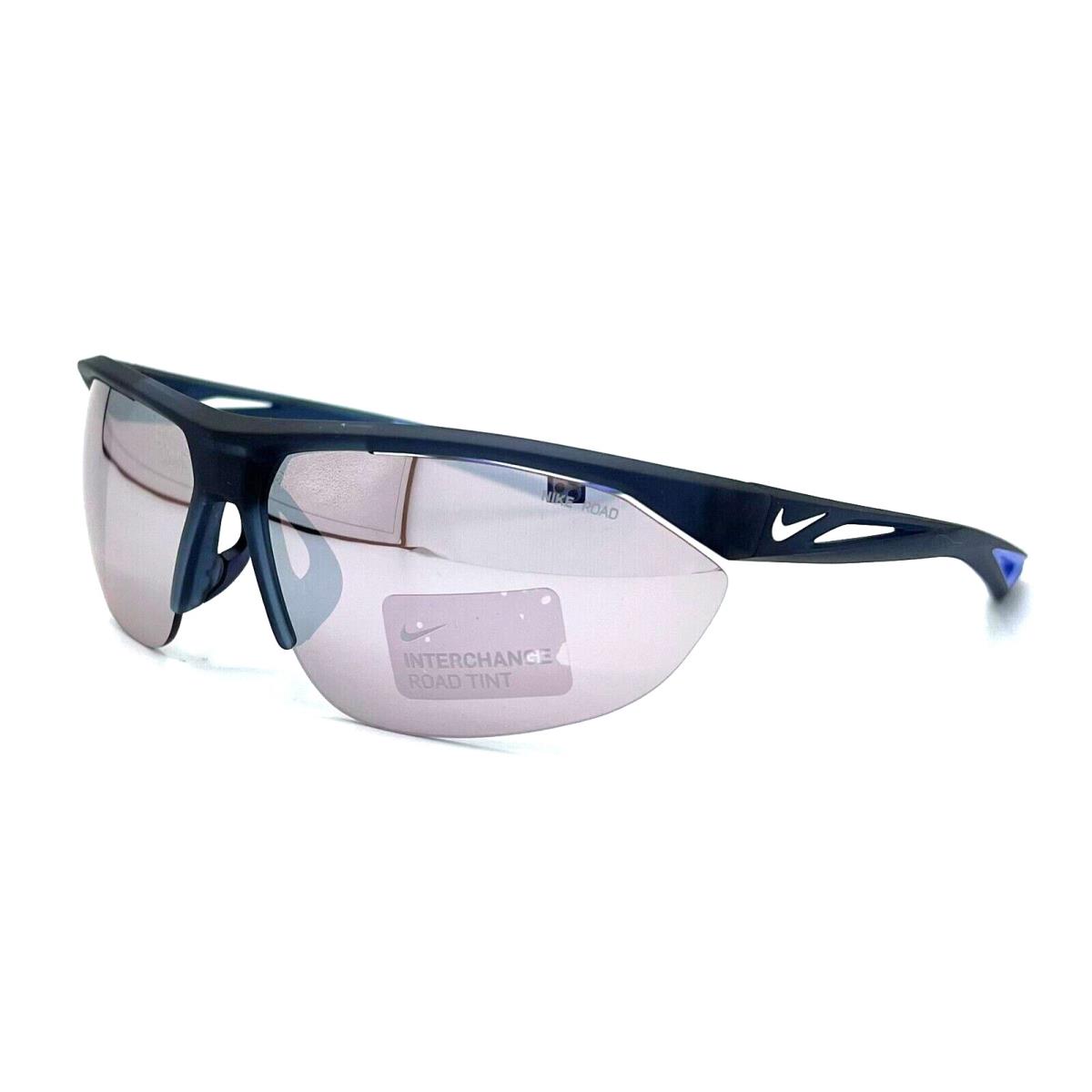 Nike - Tailwind Swift EV1214 492 70/11/140 - Matte Blue Sunglasses - Frame: Blue, Lens: Red