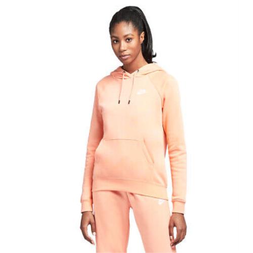 Women`s Nike Crimson Bliss Essentials Fleece Hoodie - S - Crimson Bliss
