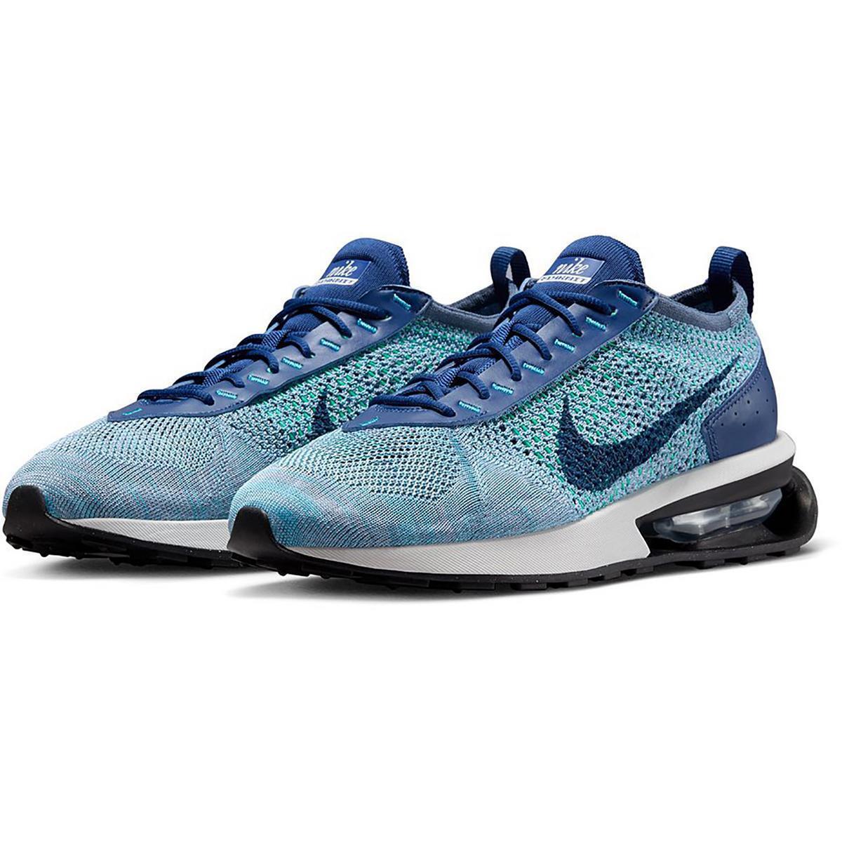 Nike Mens Air Max Flyknit Blue Running Training Shoes 10 Medium D Bhfo 1686 - Blue