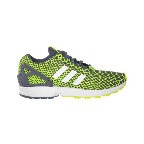 Adidas ZX Flux Techfit Mens Running Shoes Yellow-white-onix b24934