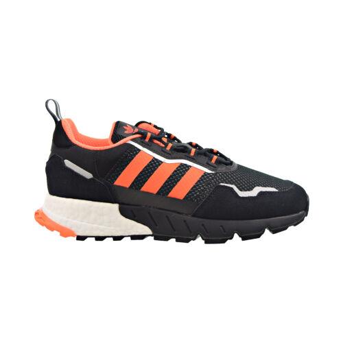 Adidas ZX 1K Boost Men`s Shoes Core Black-solar Orange-silver Metallic H00428 - Core Black-Solar Orange-Silver Metallic