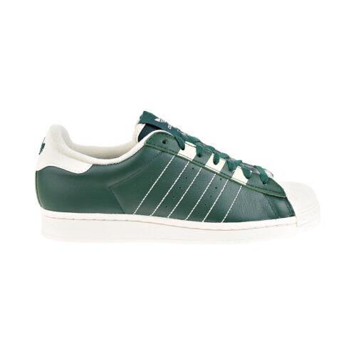 Adidas Men`s Superstar Shoes Team Dark Green-cream White GZ4743 - Team Dark Green-Cream White