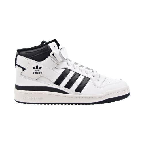 Adidas Originals Forum Mid Men`s Shoes Cloud White-core Black-cloud White FY7939