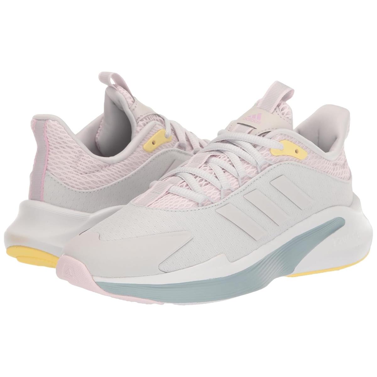 Woman`s Sneakers Athletic Shoes Adidas Running Alphaedge + Dash Grey/Dash Grey/Almost Yellow