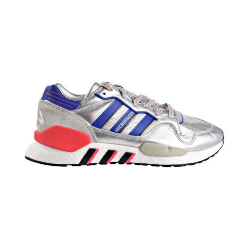 Adidas ZX930 X Eqt Mens Shoes Silver Metallic-power Blue-shock Red ef5558 - Silver Metallic-Power Blue-Shock Red