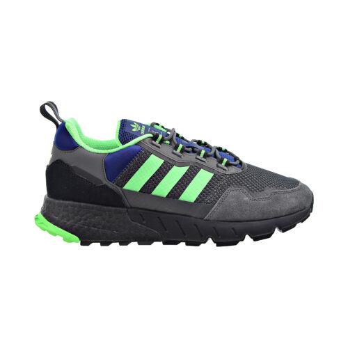 Adidas ZX 1K Boost Men`s Shoes Grey Six-screaming Green-core Black H00430