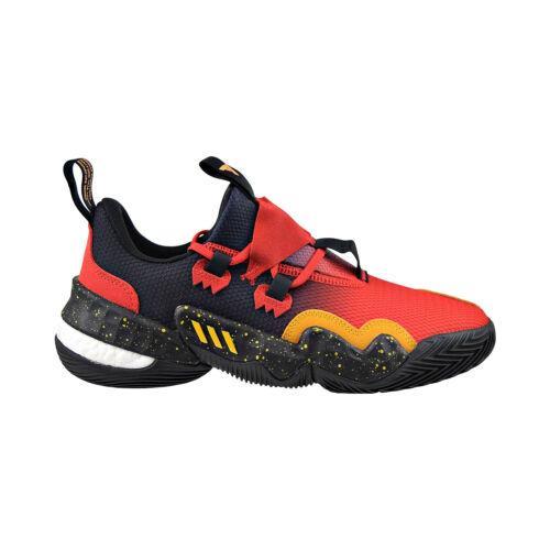 Adidas Trae Young 1 Atlanta Hawks Men`s Basketball Shoes Black-red GY3772 - Black-Red-Yellow