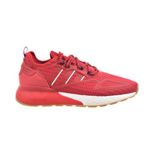 Adidas ZX 2K Boost Men`s Shoes Scarlet Red-cloud White-gum GY5806