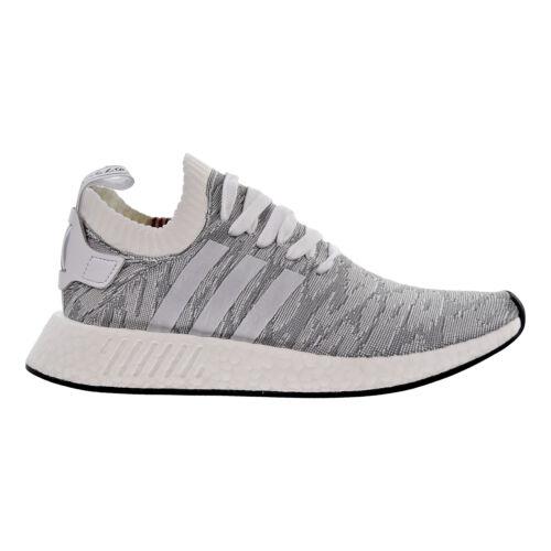 Adidas NMD_R2 Primeknit Men`s Shoes Running White-core Black by9410