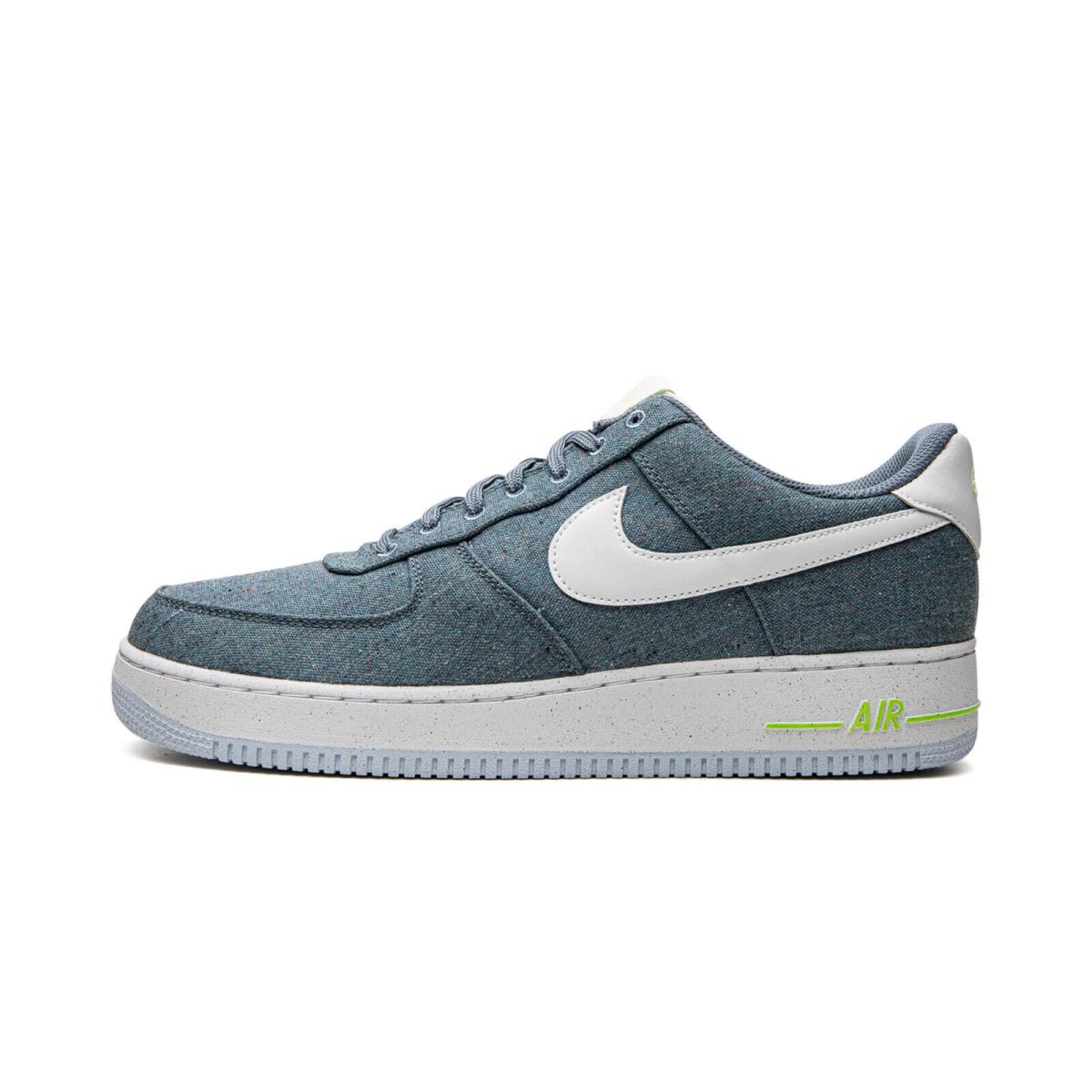 Nike Men`s Air Force 1 `07 Ozone Blue Shoes CN0866-001 - Blue