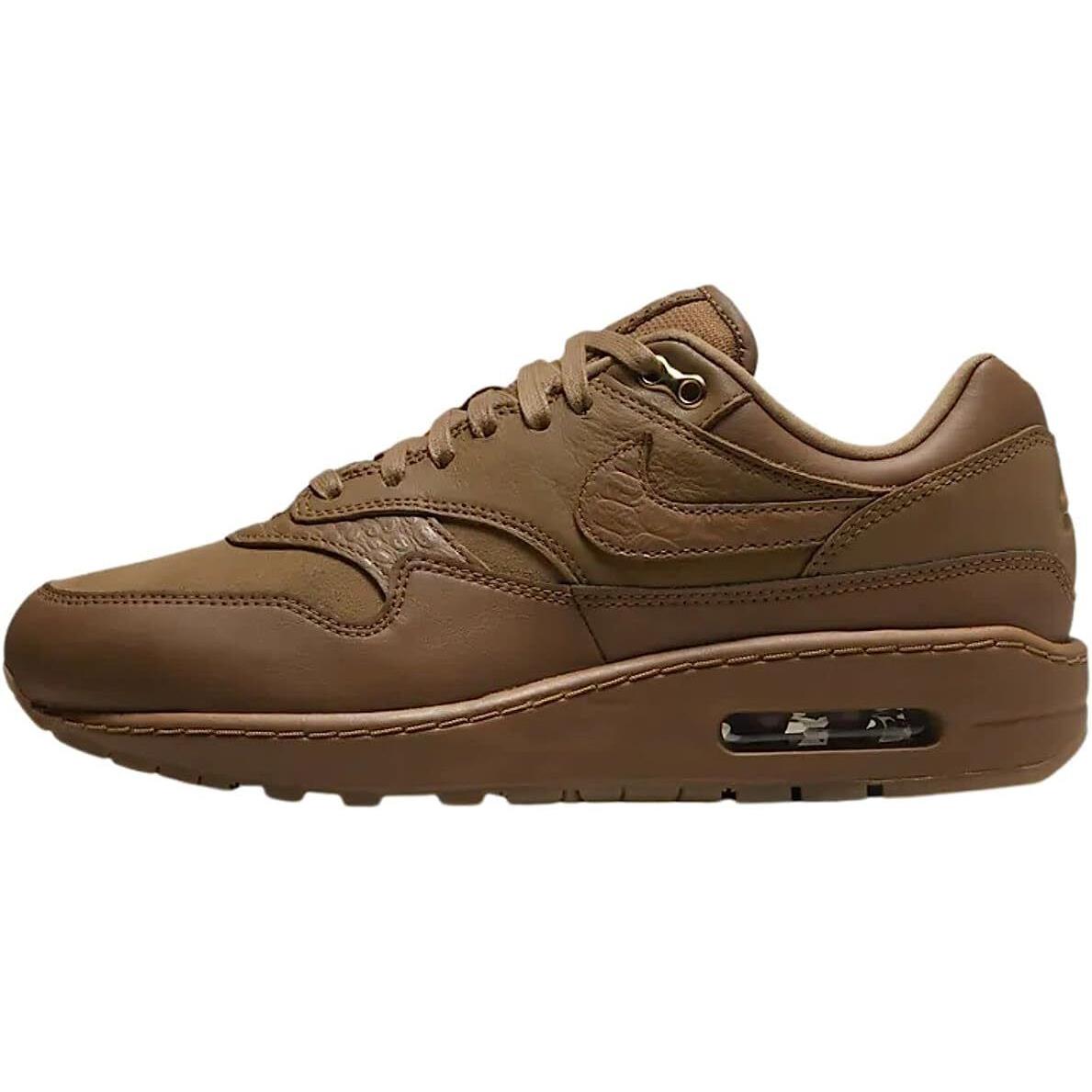 Nike Womens Air Max 1 Nbhd Shoes DV3888200 Ale Brown Leather Upper - ALE BROWN