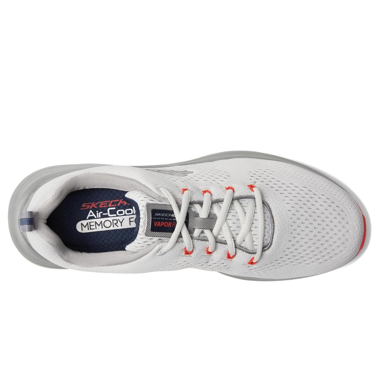 Man`s Sneakers Athletic Shoes Skechers Vapor Foam - White/Navy/Red