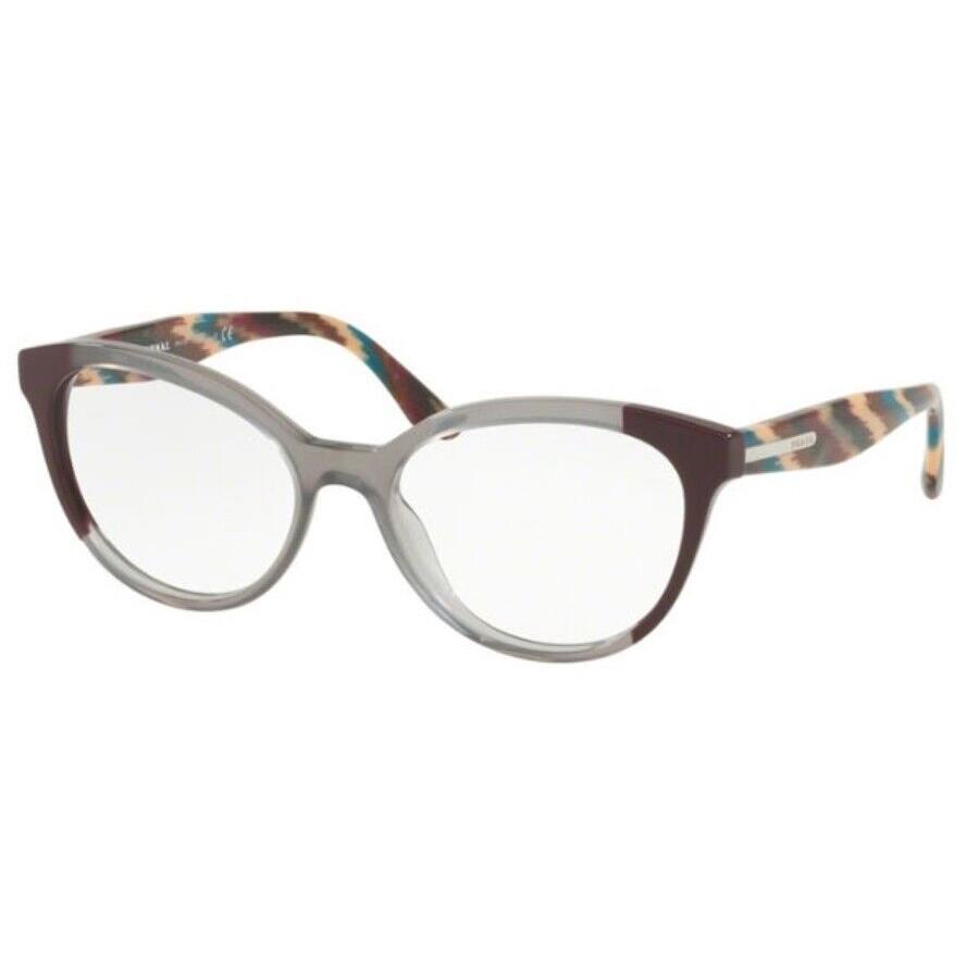 Prada PR 05UV Plum/grey/plum Optical Frame 52-17-140 Retail