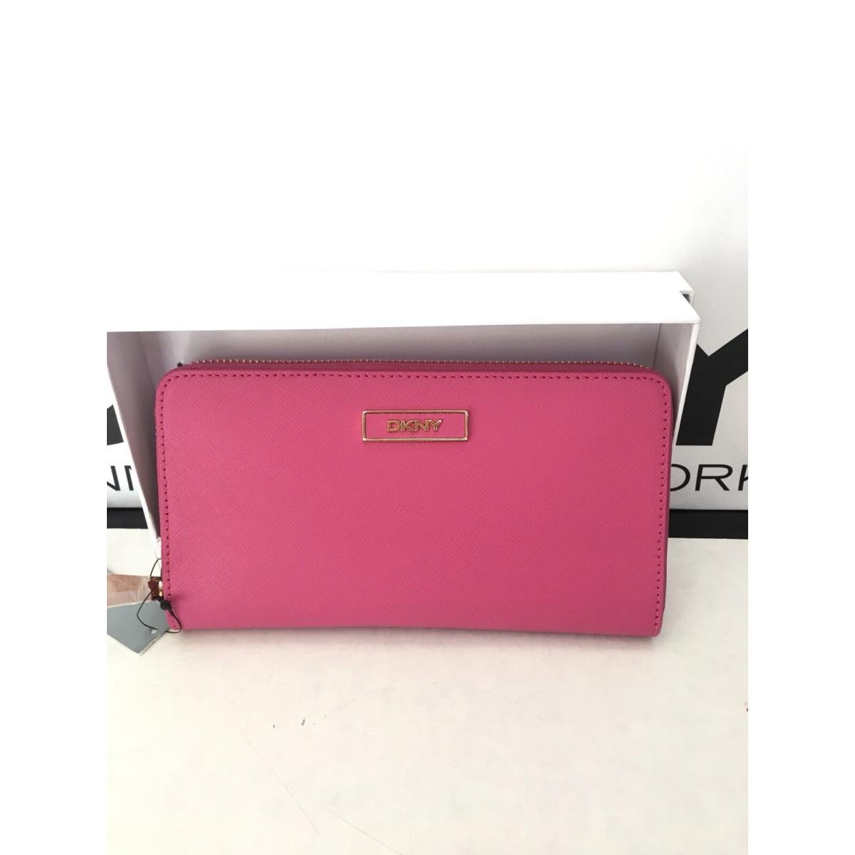 DKNY Saffiano Leather Fuchsia Pink Shoulder Bag Crossbody RRP £175.00