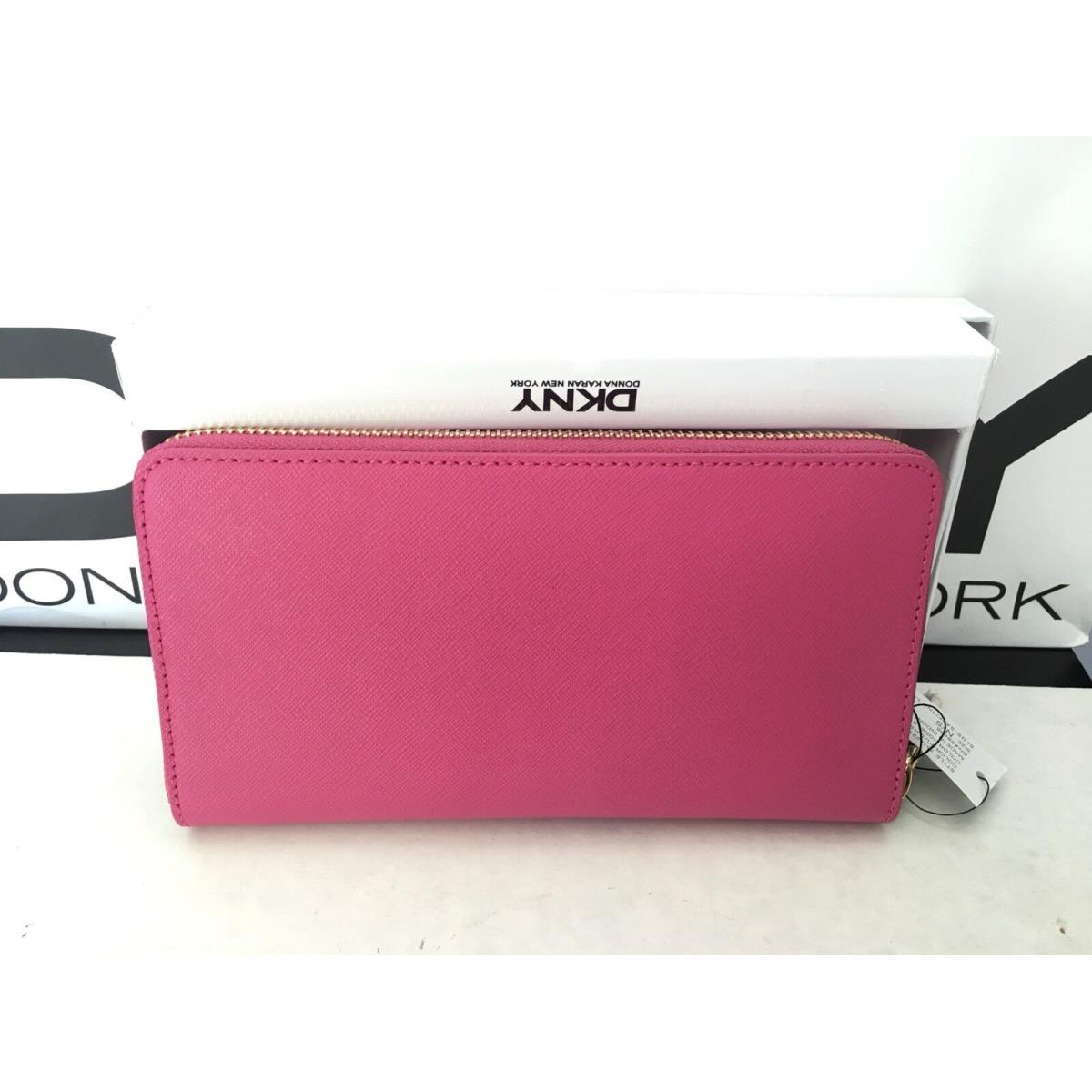 Leather wallet Dkny Pink in Leather - 23971982