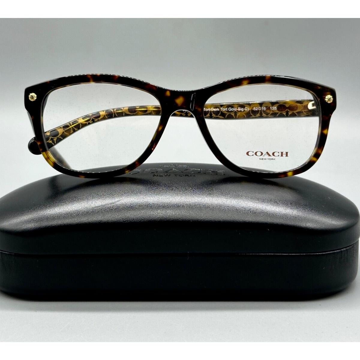 Coach HC 6095 / 5394 Unisex Eyeglasses 52-16-135mm -dark Tort Gold