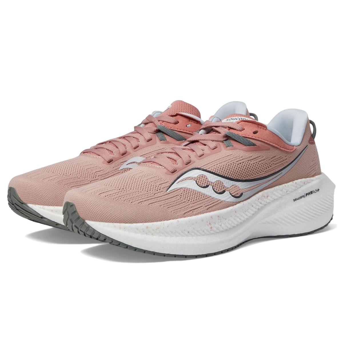 Woman`s Sneakers Athletic Shoes Saucony Triumph 21 Lotus/Bough