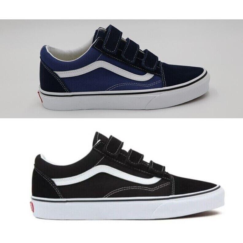 Vans Men`s Sizes Suede Old Skool V Skate Shoe Black/true White VN0A3D29OIU - Black, White